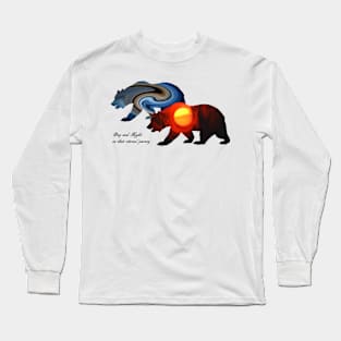 Day and Night- The Eternal Journey Long Sleeve T-Shirt